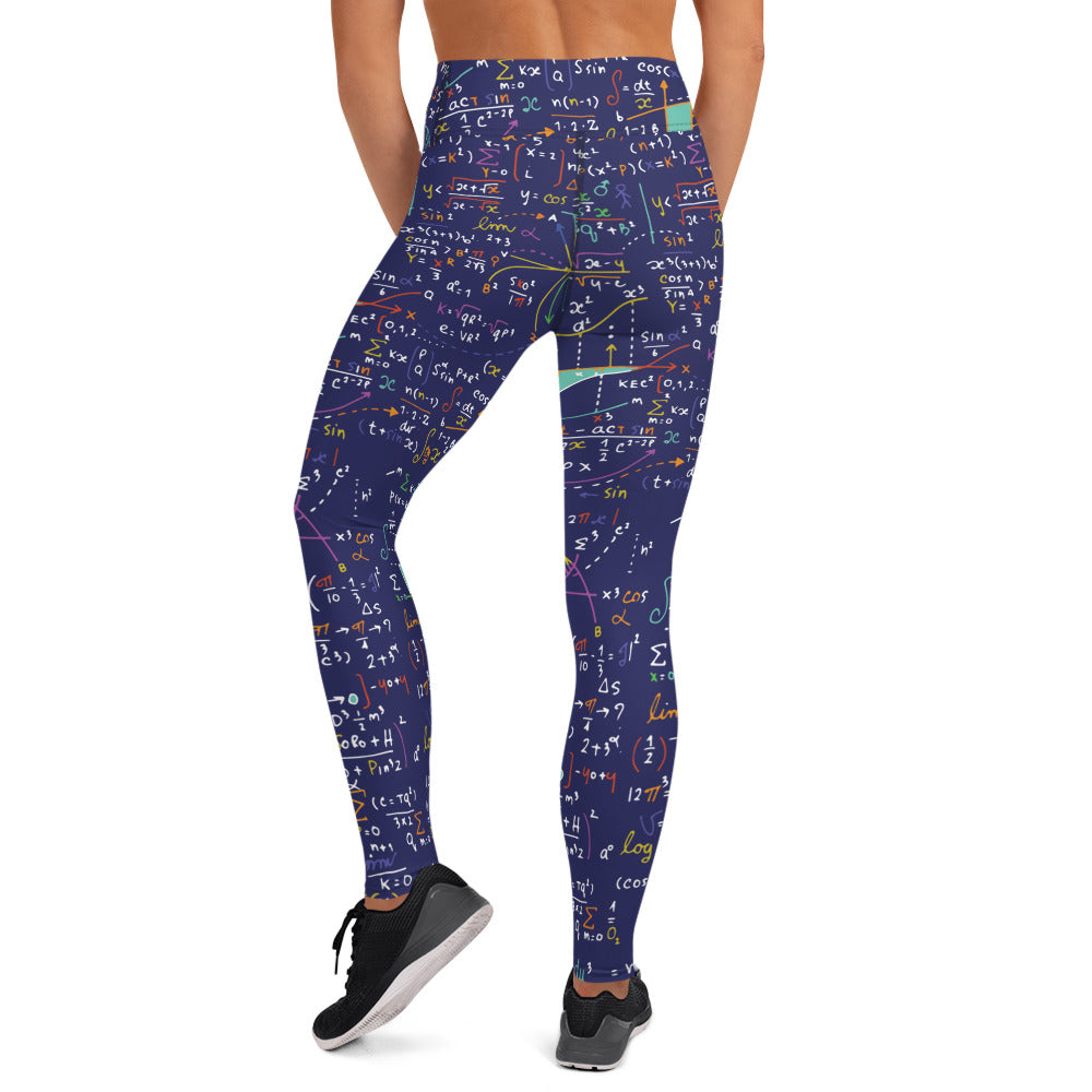 Mathematician's Yoga Leggings - Nerd necessity