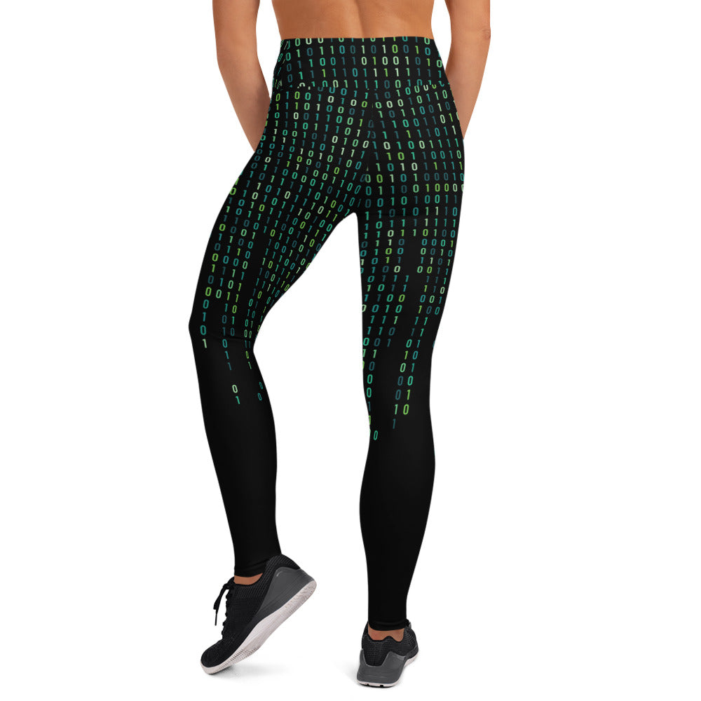 Binary Yoga Leggings - Nerd necessity