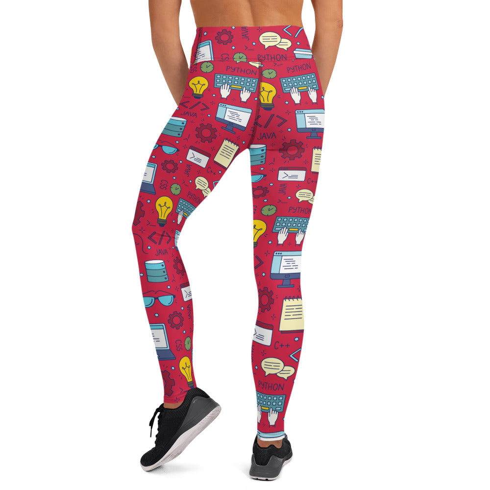 Tech Enthusiast Yoga Leggings - Nerd necessity