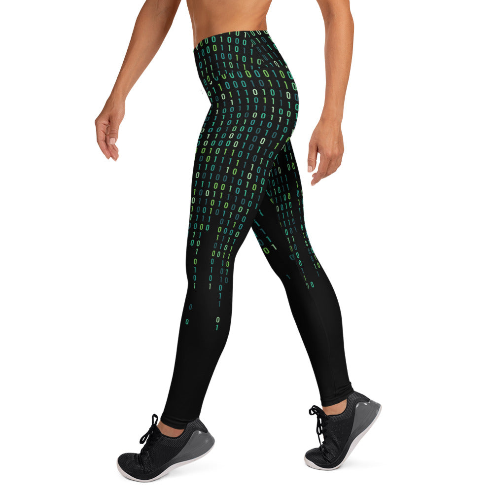 Binary Yoga Leggings - Nerd necessity