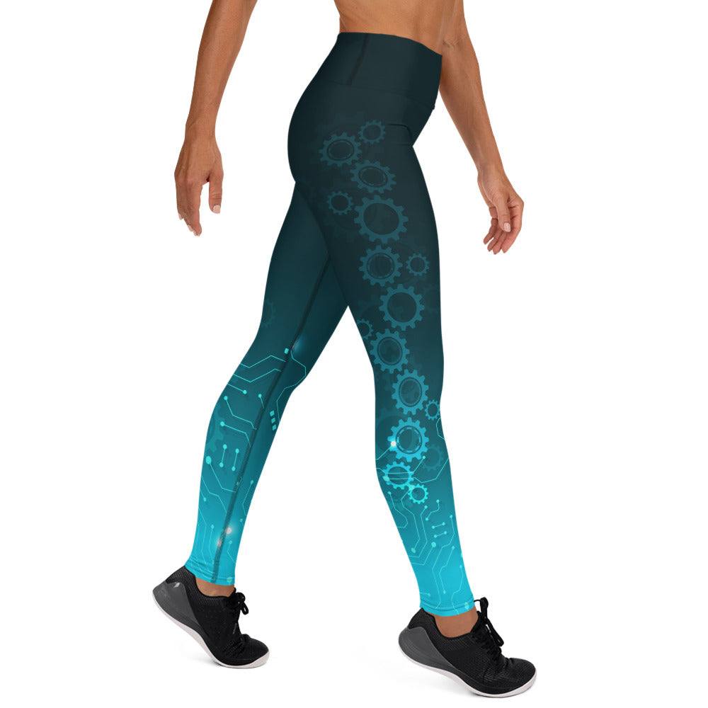 Circuit Board Yoga Leggings - Nerd necessity