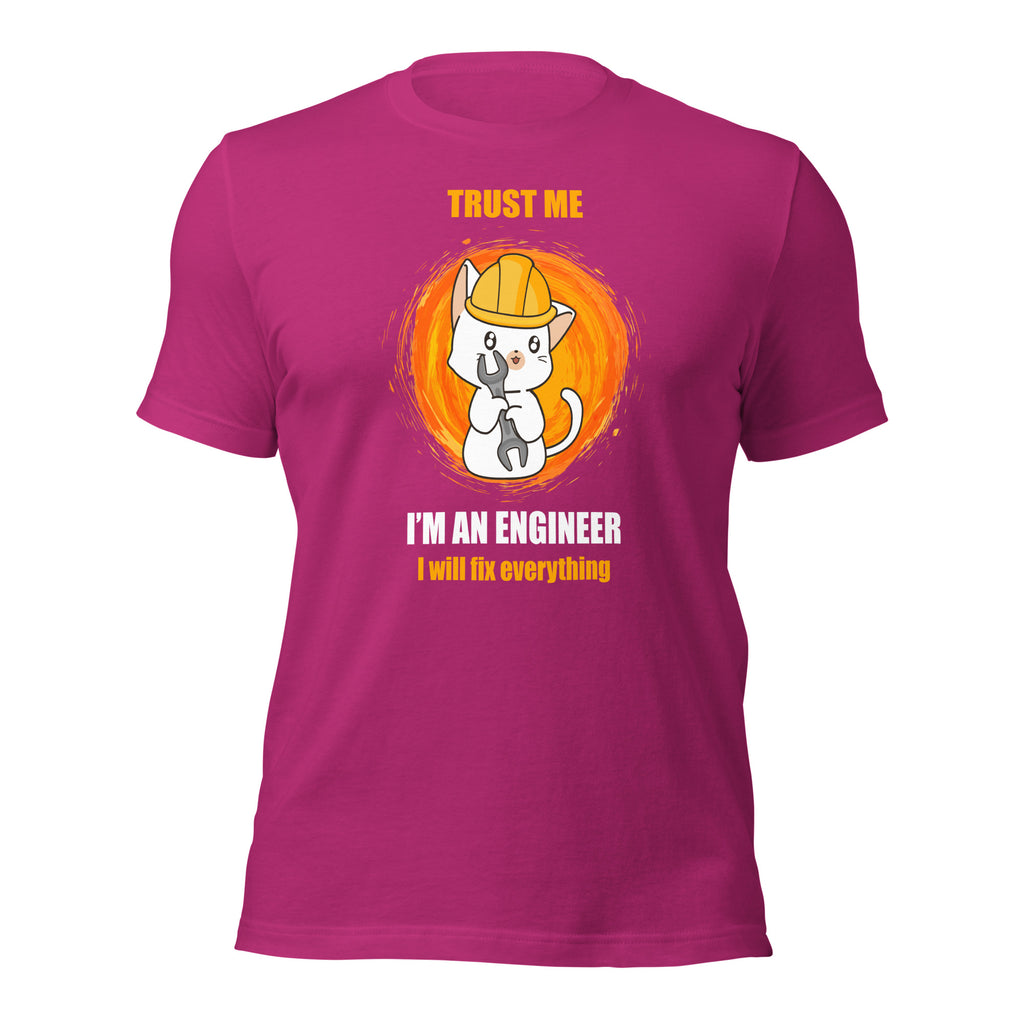 Engineer Cat T-Shirt - Nerd necessity